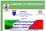 17/03: Giornata dell’Unità Nazionale, della Costituzione, dell’Inno e della Bandiera